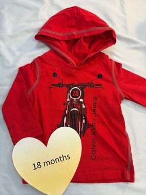 Calvin Klein Jeans - pullover hoodie T-shirt. size 18 months